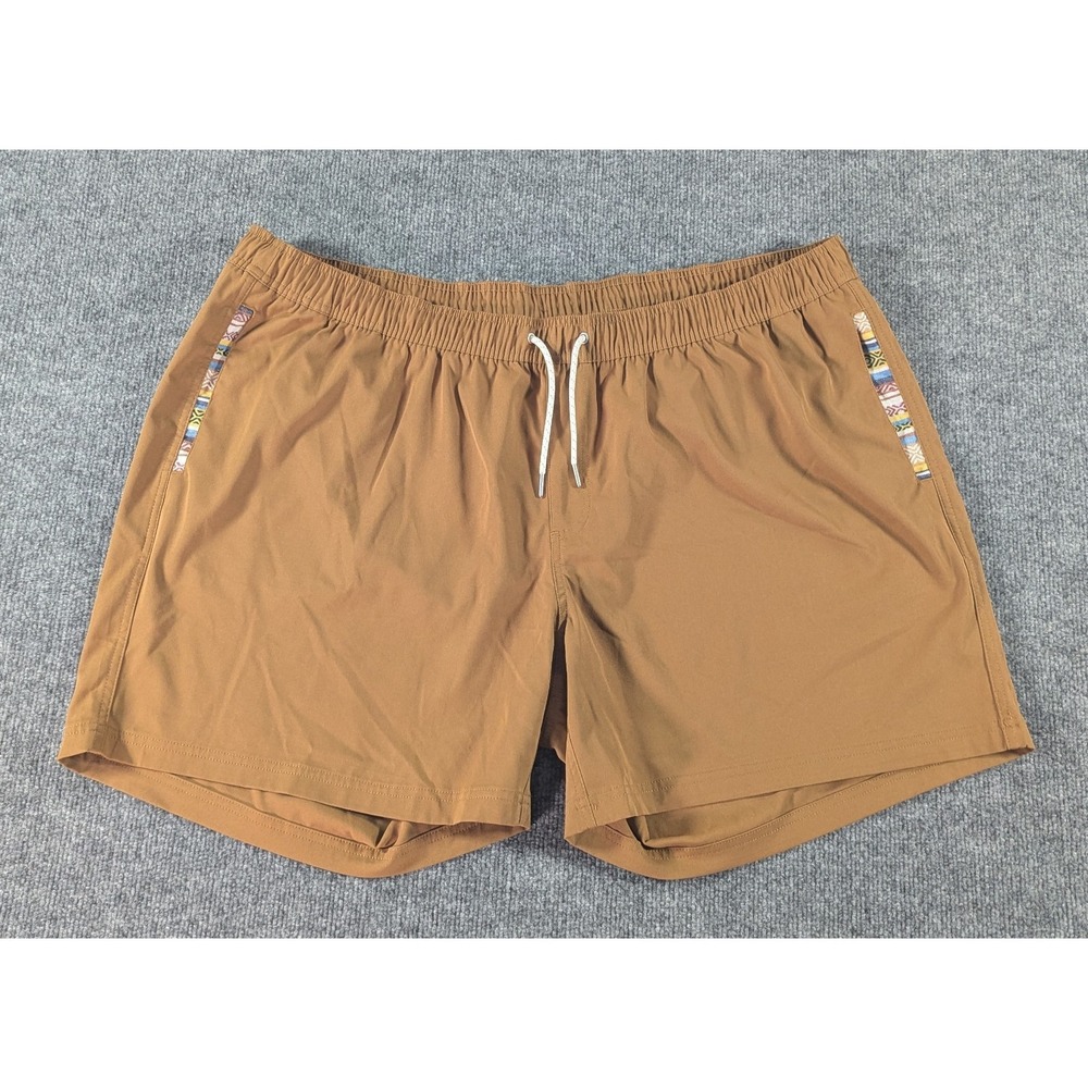 Wowie Flow 2.0 Shorts Unlined Men's Size 3XL Turmeric Color Aztec Accent